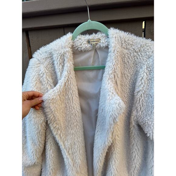 White Furry Democracy Jacket - Picture 5 of 11